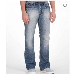 NWT Men's Buffalo Jeans size 38 x 33 inseam Vintage Fade Relaxed Modern Bootcut